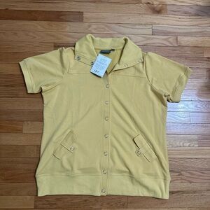 Yellow Short Sleeve Vest by CWC